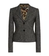 Dolce & Gabbana Jacket With Melange Effect Dolce E Gabbana In Black