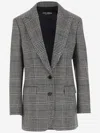 Dolce & Gabbana Wool Blend Single-breasted Jacket In Red