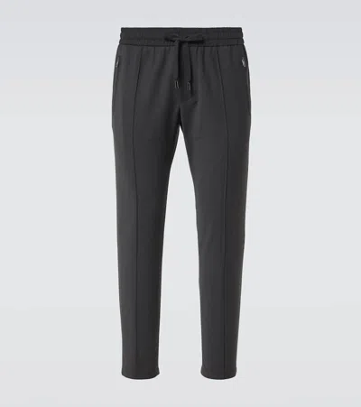 DOLCE & GABBANA WOOL-BLEND STRAIGHT PANTS