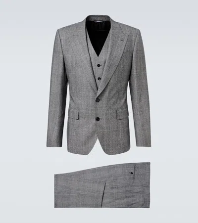 Dolce & Gabbana Wool-blend Suit In Gray