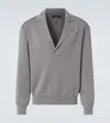 Dolce & Gabbana Long Sleeves Wool Blend Sweater In Grey