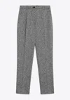 Dolce & Gabbana Tailored Wool Trousers In Gray