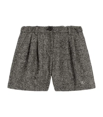Dolce & Gabbana Kids' Wool-blend Tailored Shorts