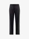 Dolce & Gabbana Wool Blend Trousers In Blue