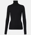 Dolce & Gabbana Cashmere And Silk Turtleneck Sweater In Black
