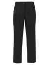 Dolce & Gabbana Wool Canvas Trousers Pants Black