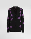 Dolce & Gabbana Wool Cardigan In Black