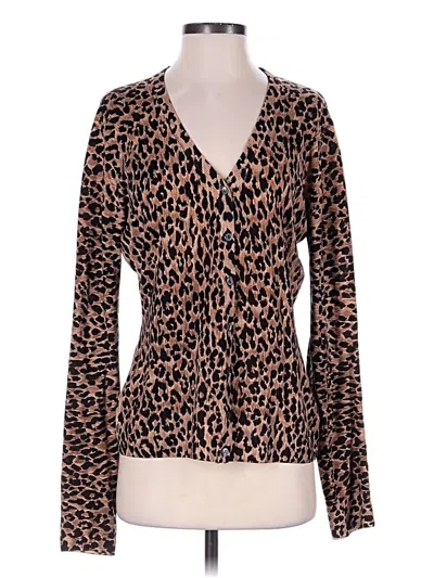 Pre-owned Dolce & Gabbana Wool Cardigan Sweater In Brown