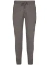 Dolce & Gabbana Logo-plaque Knitted Track Pants In Grey