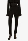 Dolce & Gabbana Wool Cigarette Pants In Black