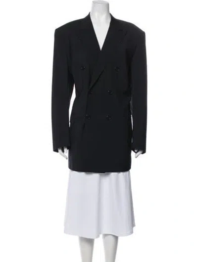 Pre-owned Dolce & Gabbana Wool Coat In Blue