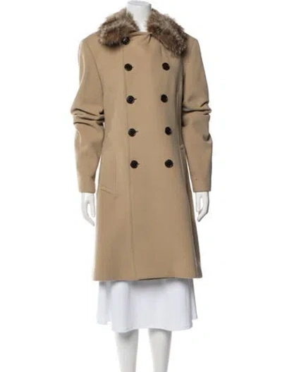 Pre-owned Dolce & Gabbana Wool Coat In Neutral