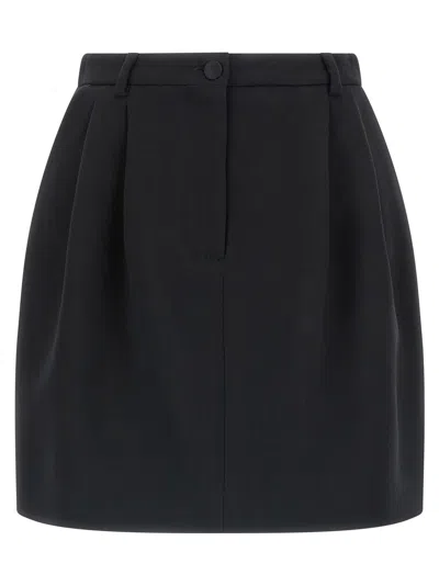 DOLCE & GABBANA WOOL CRÊPE SKIRT