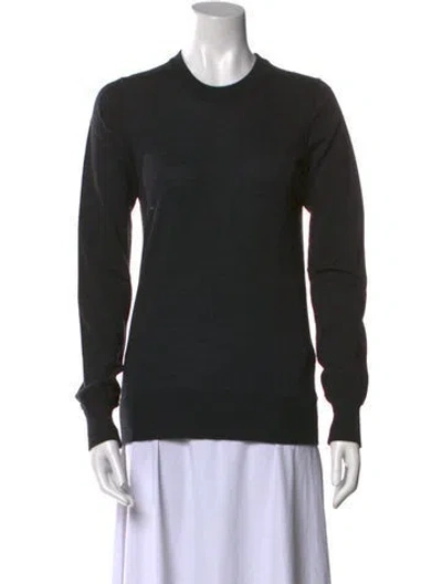 Pre-owned Dolce & Gabbana Wool Crew Neck Sweater In Black