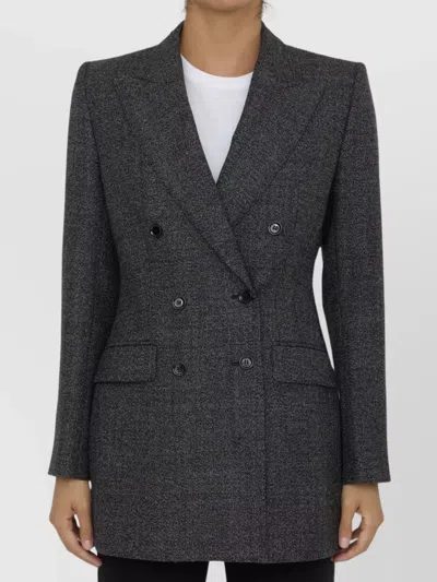 Dolce & Gabbana Wool Double-breasted Jacket Peaked Lapels