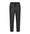 Dolce & Gabbana Drawstring-waist Tapered Trousers In Multi