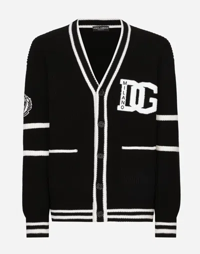 Dolce & Gabbana Cardigan In Black