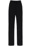 DOLCE & GABBANA WOOL GABARDINE CIGARETTE PANTS.