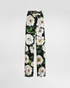 Dolce & Gabbana Wool Gabardine Shorts In Print