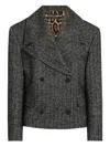 Dolce & Gabbana Wool Jacket In Gray
