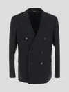 Dolce & Gabbana Man Blazer Black Size 46 Virgin Wool In Melange Grigio