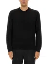Dolce & Gabbana Regular Fit Wool T-shirt Size 50 It In Black