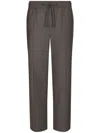 Dolce & Gabbana Wool Jogging Pants In Grey