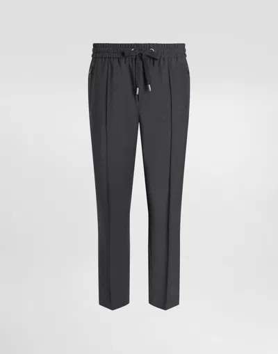 DOLCE & GABBANA WOOL JOGGING PANTS