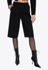 Dolce & Gabbana Pleat-detail Tailored Shorts In Black