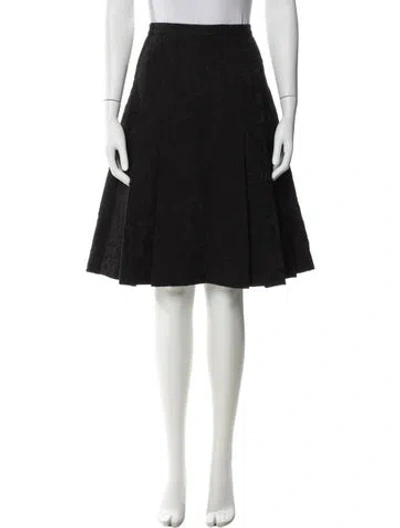 Pre-owned Dolce & Gabbana Wool Knee-length Skirt In Gray