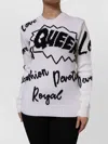 Dolce & Gabbana White Wool Knit Crew Neck Pullover Sweater In Red