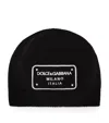 Dolce & Gabbana Wool Logo-patch Beanie