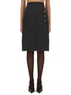 Dolce & Gabbana Wool Midi Skirt