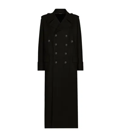 DOLCE & GABBANA WOOL MILTARY COAT