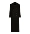 Dolce & Gabbana Long Wool Military-style Coat In Multi