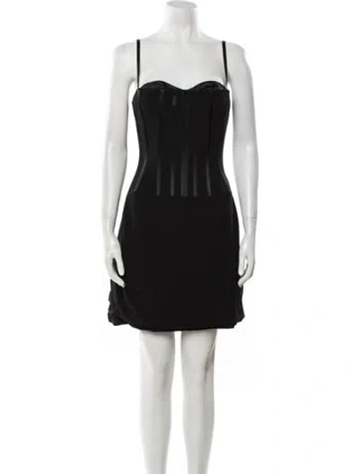 Pre-owned Dolce & Gabbana Wool Mini Dress In Multi