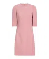 Dolce & Gabbana Wool Mini Dress In Pink
