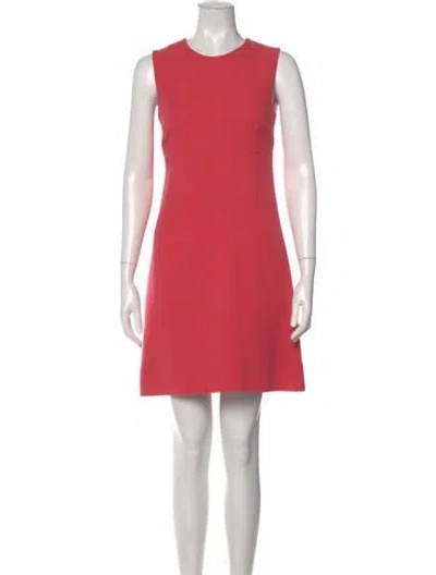 Pre-owned Dolce & Gabbana Wool Mini Dress In Pink