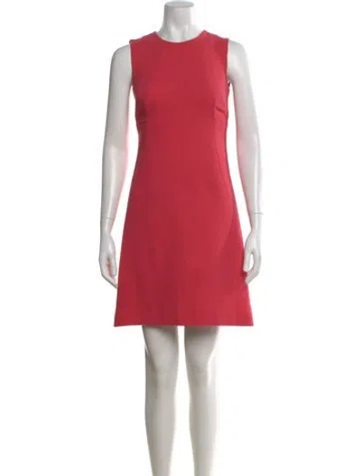 Pre-owned Dolce & Gabbana Wool Mini Dress In Pink