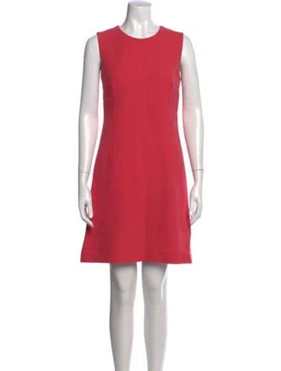Pre-owned Dolce & Gabbana Wool Mini Dress In Pink