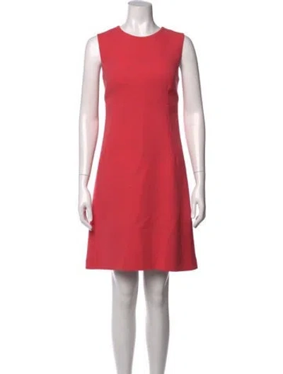 Pre-owned Dolce & Gabbana Wool Mini Dress In Pink