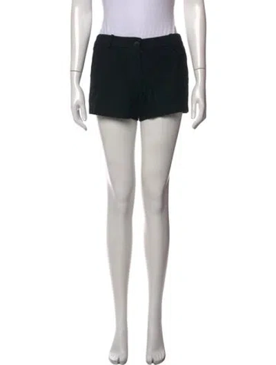 Pre-owned Dolce & Gabbana Wool Mini Shorts In Black