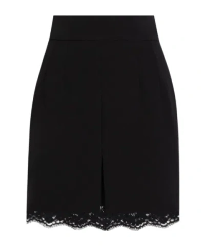 DOLCE & GABBANA WOOL MINI SKIRT