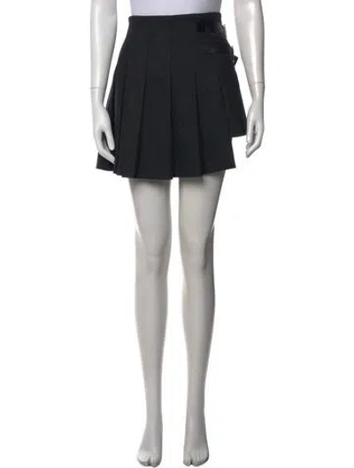 Pre-owned Dolce & Gabbana Wool Mini Skirt In Black