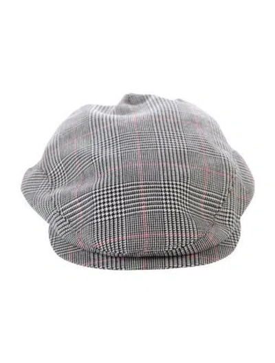 Pre-owned Dolce & Gabbana Wool Newspaper Boy Hat In Multi