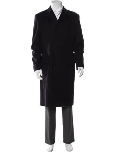 Pre-owned Dolce & Gabbana Wool Overcoat In Black