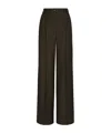 Dolce & Gabbana Pinstriped Tailored Pants In Black