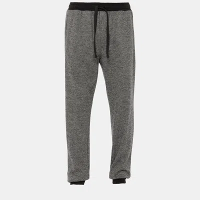 Pre-owned Dolce & Gabbana Wool Trousers 56 In Grey