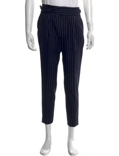 Pre-owned Dolce & Gabbana Wool Pants In Blue