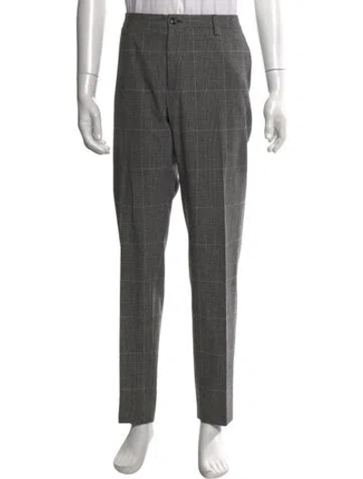 Pre-owned Dolce & Gabbana Wool Pants In Gray